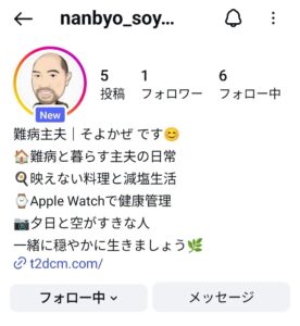 Instagramのアカウント画像